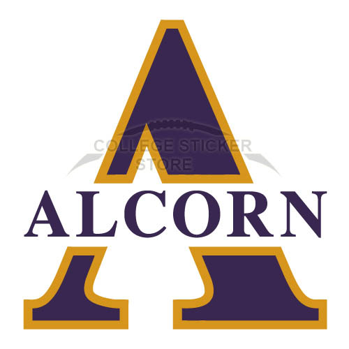 Customs 2004-Pres Alcorn State Braves Alternate Iron-on Transfers (Wall Stickers)NO.3715